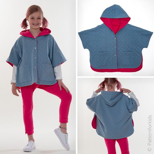 Poncho - PAULA - Schnittmuster eBook
