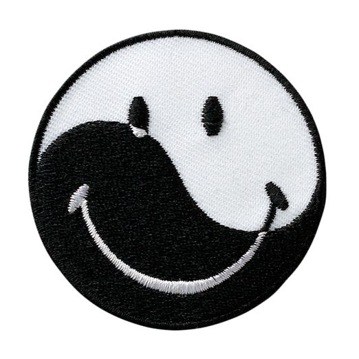 Ecusson thermocollant Smiley© Ying Yang Ecusson thermocollant Smiley© Ying Yang