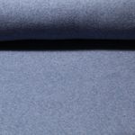 Polaire coton bio Heidi - Double face - bleu jeans mélange