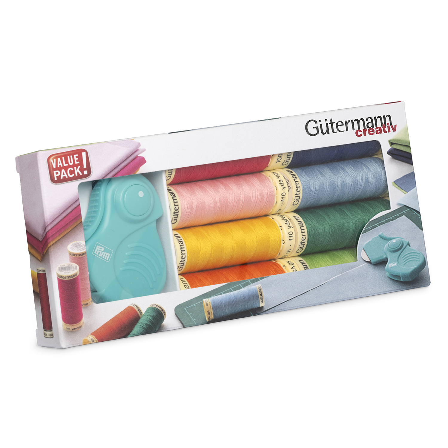 Gütermann Allesnäher Set mit PRYM Klapprollschneider-0 Gütermann Allesnäher Set mit PRYM Klapprollschneider-0