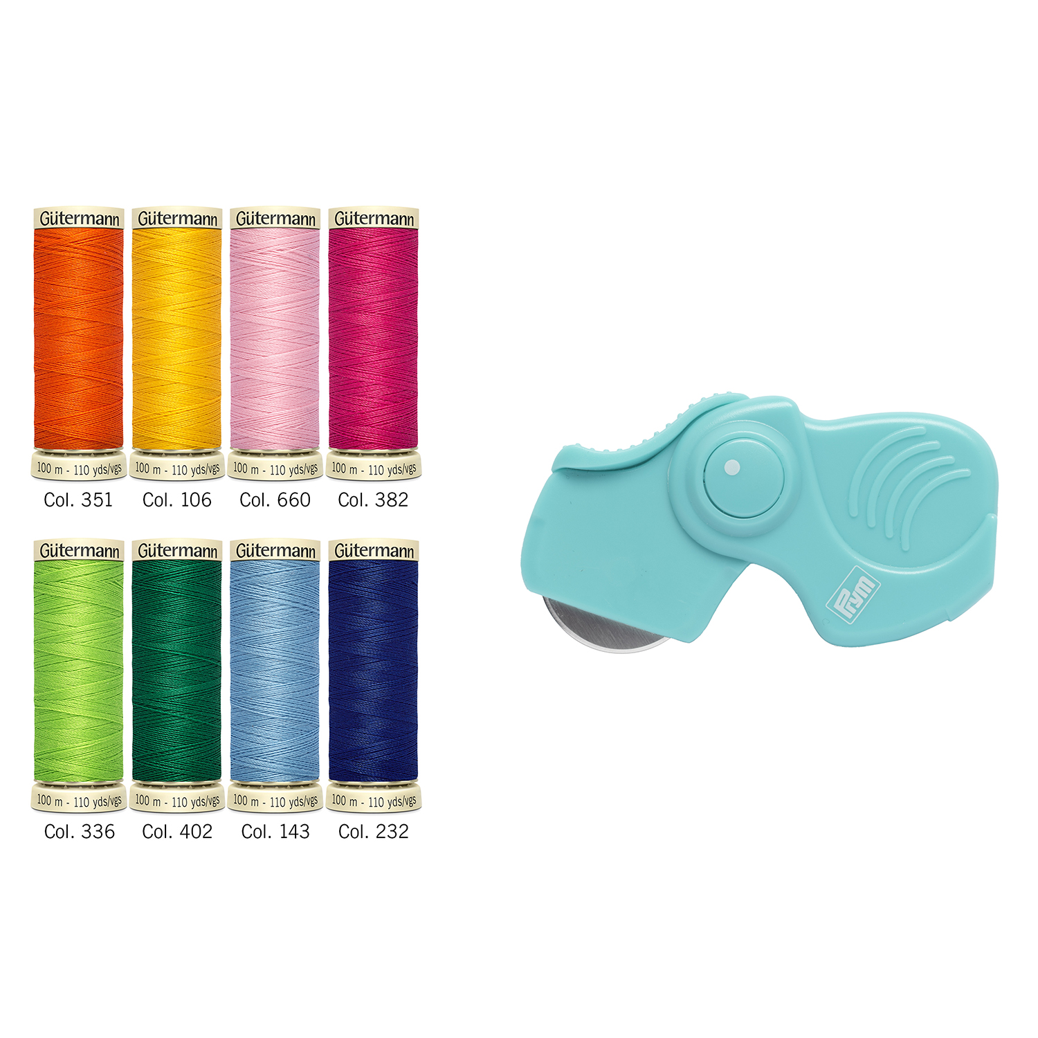 Gütermann Allesnäher Set mit PRYM Klapprollschneider-3 Gütermann Allesnäher Set mit PRYM Klapprollschneider-3