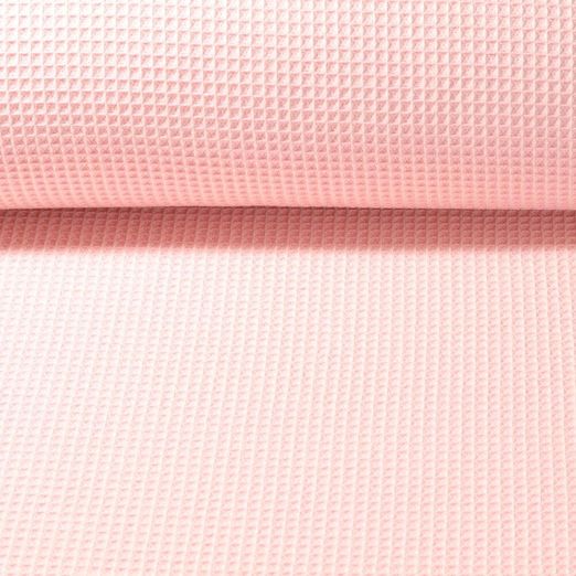 Waffelpique Jacquard Honey - Lachs