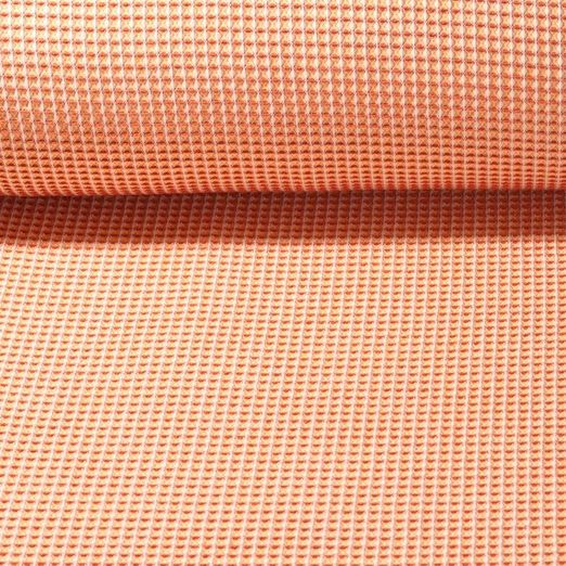 Waffelpique Jacquard Honey - Orange