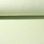 Waffelpique Jacquard Honey - Zartgrün