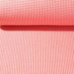 Waffelpique Jacquard Honey - Rot