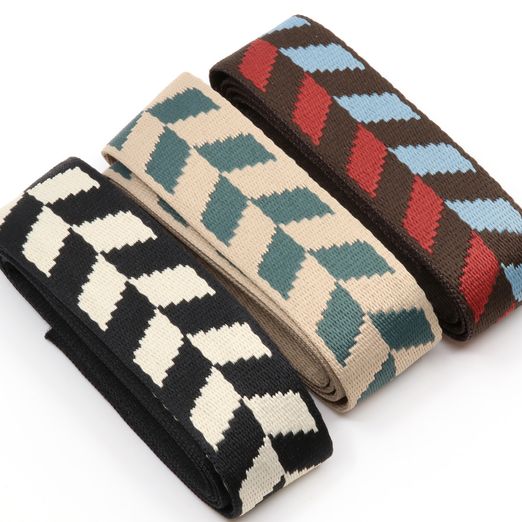 Gurtband 38mm "Herringbone" - Meterware