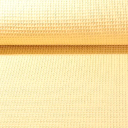 Nid d'abeille  Lotta - Uni Jaune pâle