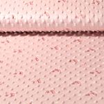 Polaire Minky - Impression numérique Arc en ciel Rose