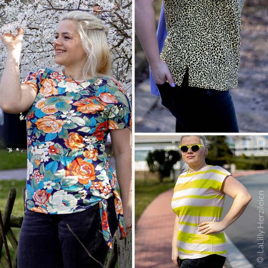 Knotenshirt - Ona - Schnittmuster eBook Knotenshirt - Ona - Schnittmuster eBook