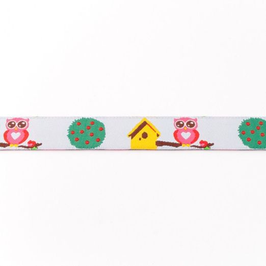 Ruban tissé Hibou 15mm Ruban tissé Hibou 15mm