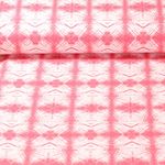 Sweat été - French Terry Batik Rose Structure bouclée