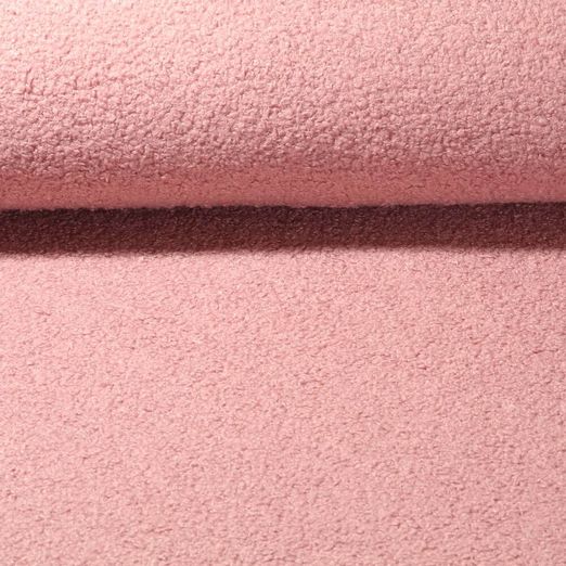 Mantelstoff Rufus - Wool Deluxe Boucle Altrosa