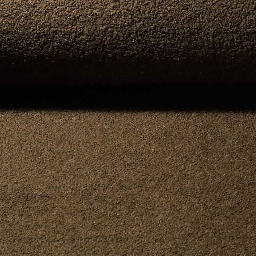 Mantelstoff Rufus - Wool Deluxe Boucle Braun