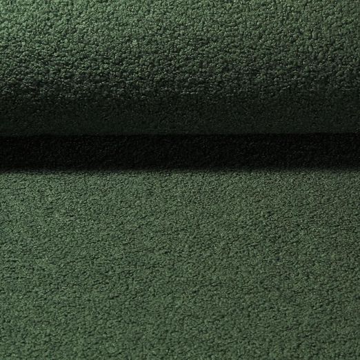 Tissu manteau Rufus - Wool Deluxe Bouclette Vert