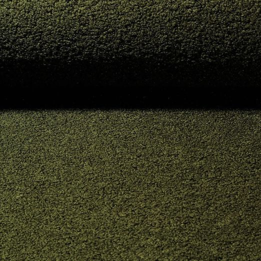 Mantelstoff Rufus - Wool Deluxe Boucle Waldgrün