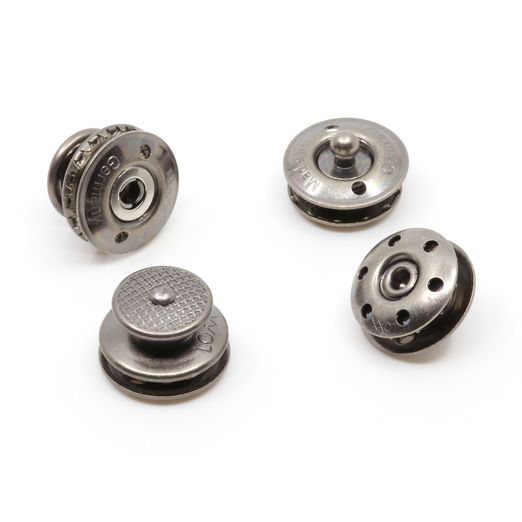 Boutons LOXX nickel noir motifs