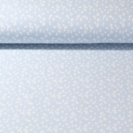 Jersey - Motif léopard Bleu