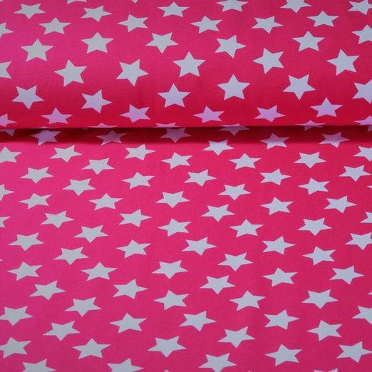 Jersey - Große Sterne Pink