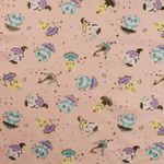 Jersey med rosa folieprint Jersey med rosa folieprint
