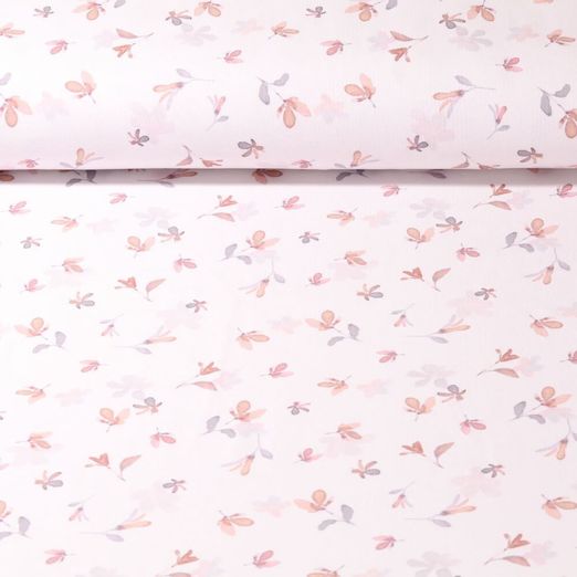 Jersey bio - Branche feuillue Blanc brun