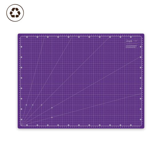A2 Tapis de découpe en PVC recyclé - 60 x 45 cm - Lilas Gris