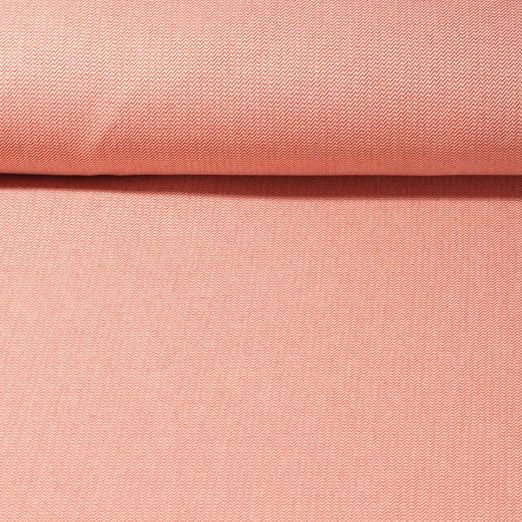 Tissu d´extérieur Romy - Revêtement téflon Jacquard Zig zag Melon