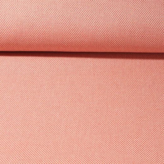 Tissu d´extérieur Romy - Revêtement téflon Jacquard Losanges Melon