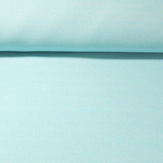 Tissu d´extérieur Romy - Revêtement téflon Jacquard Chevrons Turquoise