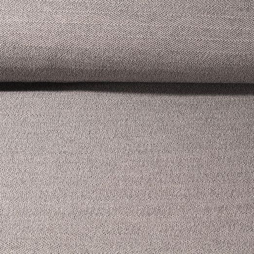 Outdoorstoff Romy - Teflonbeschichtet Jacquard Fischgrät Anthrazit