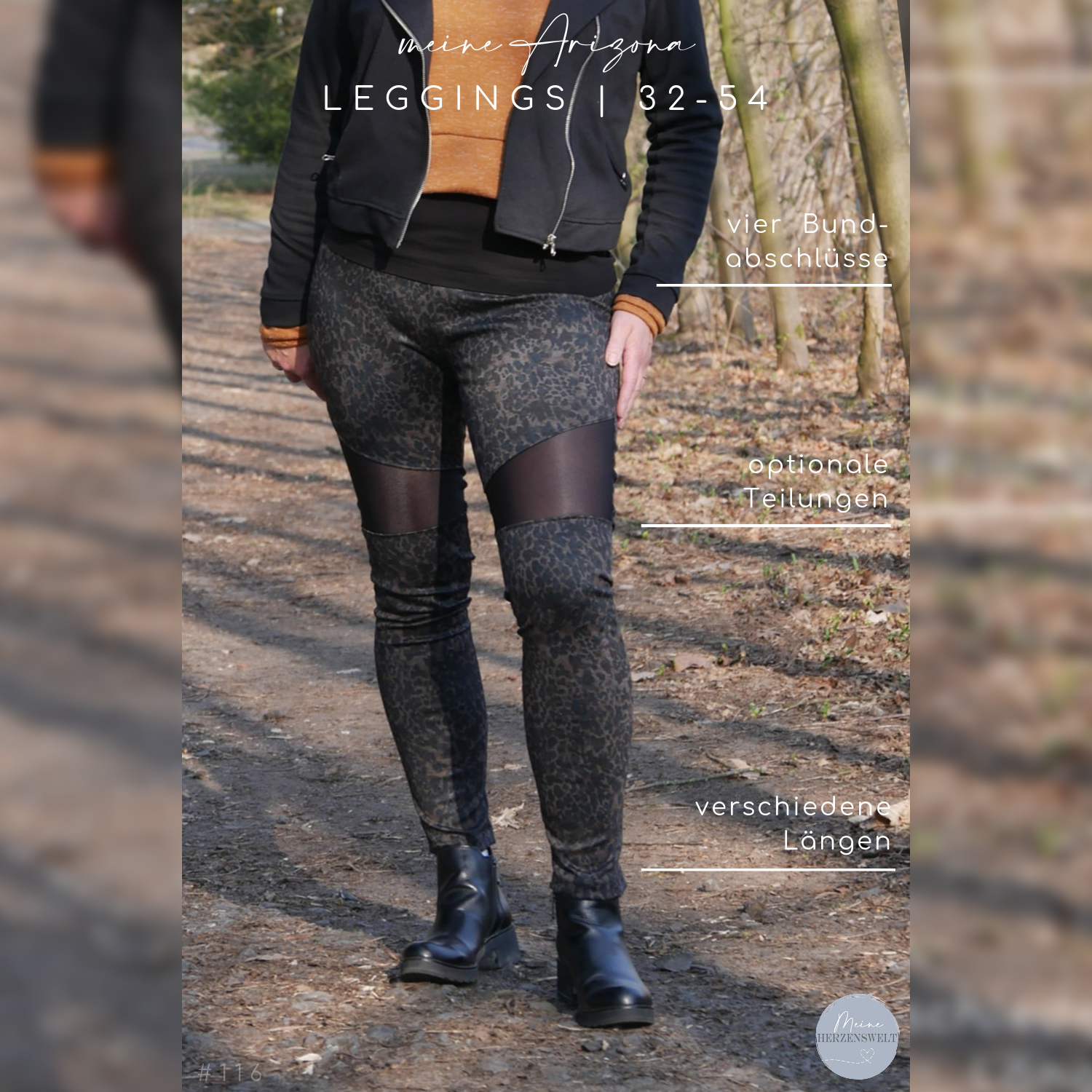 Leggings - Arizona - Schnittmuster eBook-3 Leggings - Arizona - Schnittmuster eBook-3