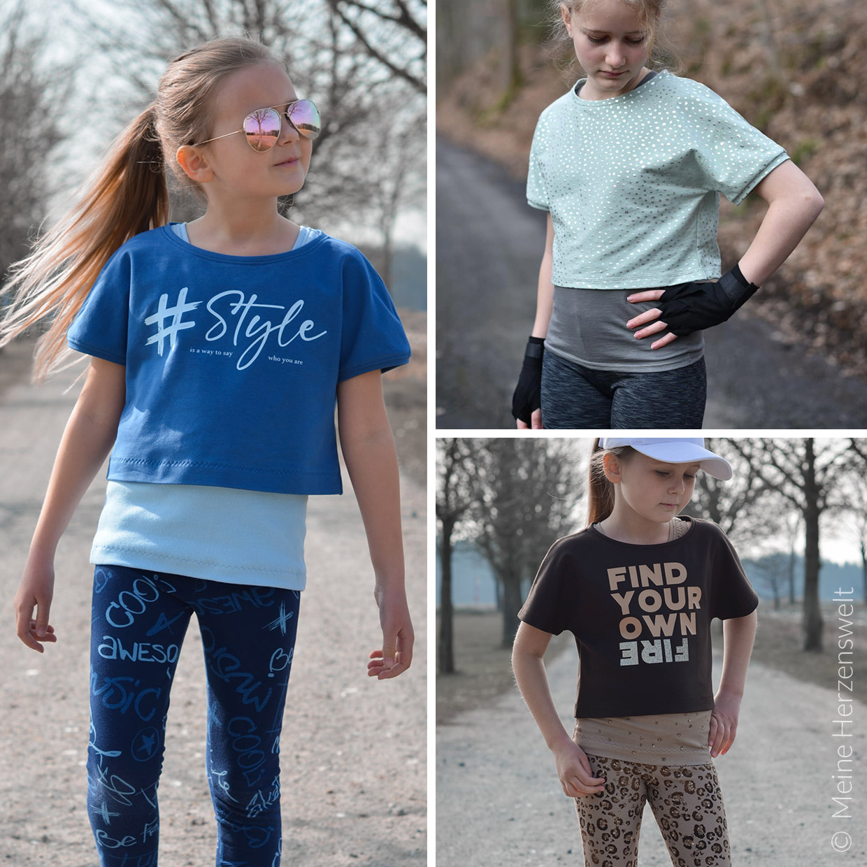 Cropshirt - Cara Kinder - Schnittmuster eBook-0 Cropshirt - Cara Kinder - Schnittmuster eBook-0