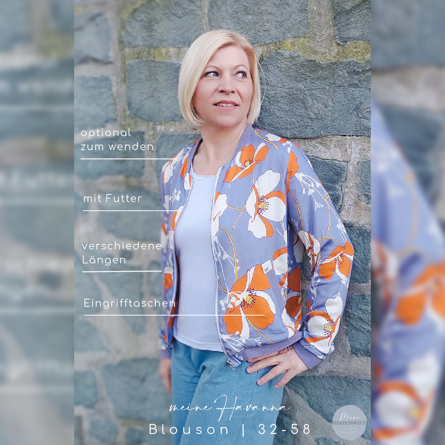 Blouson - Havanna - Schnittmuster eBook-3 Blouson - Havanna - Schnittmuster eBook-3