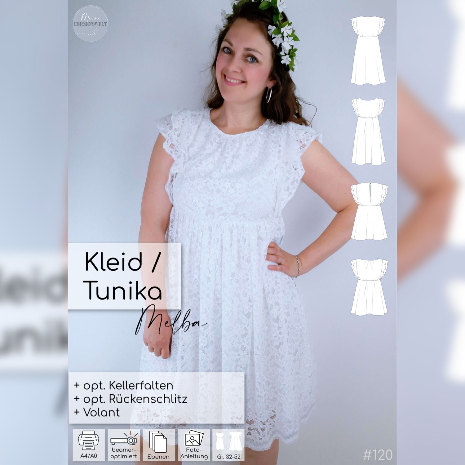 Kleid - Melba - Schnittmuster eBook-2 Kleid - Melba - Schnittmuster eBook-2