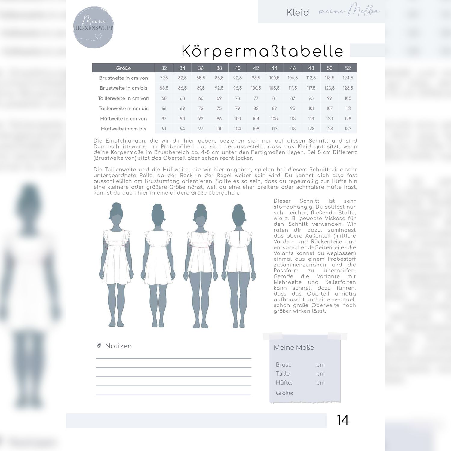 Kleid - Melba - Schnittmuster eBook-4 Kleid - Melba - Schnittmuster eBook-4