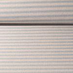 Outdoorstoff Ron - Teflonbeschichtet Jacquard Streifen 10mm Grau Blau Melange
