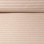 Outdoorstoff Ron - Teflonbeschichtet Jacquard Streifen 10mm Sand Braun Melange