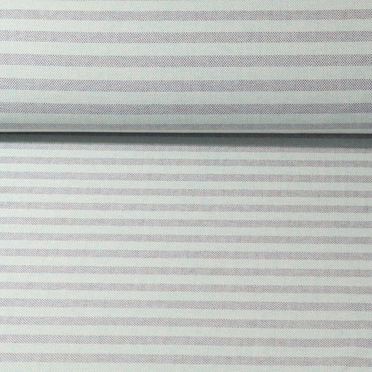 Tissu d´extérieur Ron - Revêtement téflon Jacquard Rayures 10mm Turquoise bleu Melange