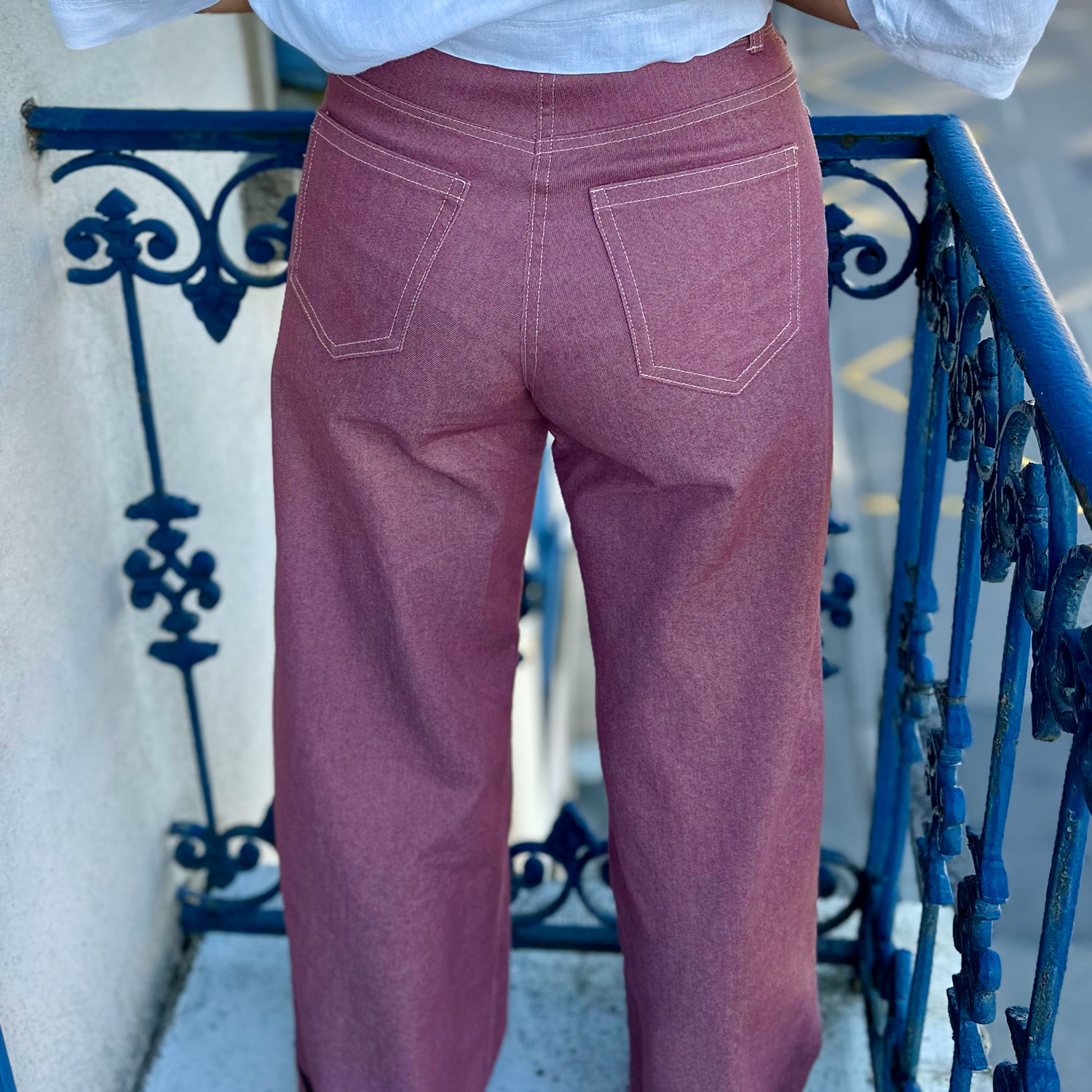 Jeans Fabian - Mauve Melange-3 Jeans Fabian - Mauve Melange-3