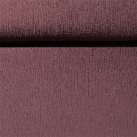 Bio Musselin Marius - Aubergine