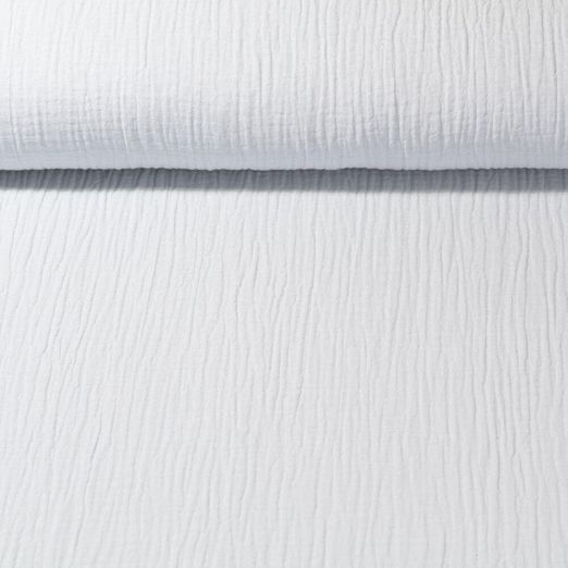 Mousseline bio Marius - Bleu pâle