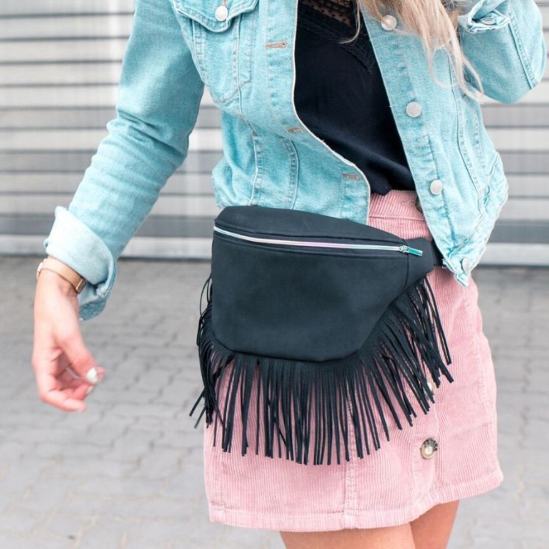 Sac banane en simili et franges avec tuto *Sac star*-1 Sac banane en simili et franges avec tuto *Sac star*-1
