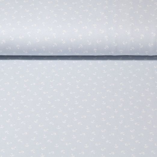 Jersey - Petites ancres Bleu clair