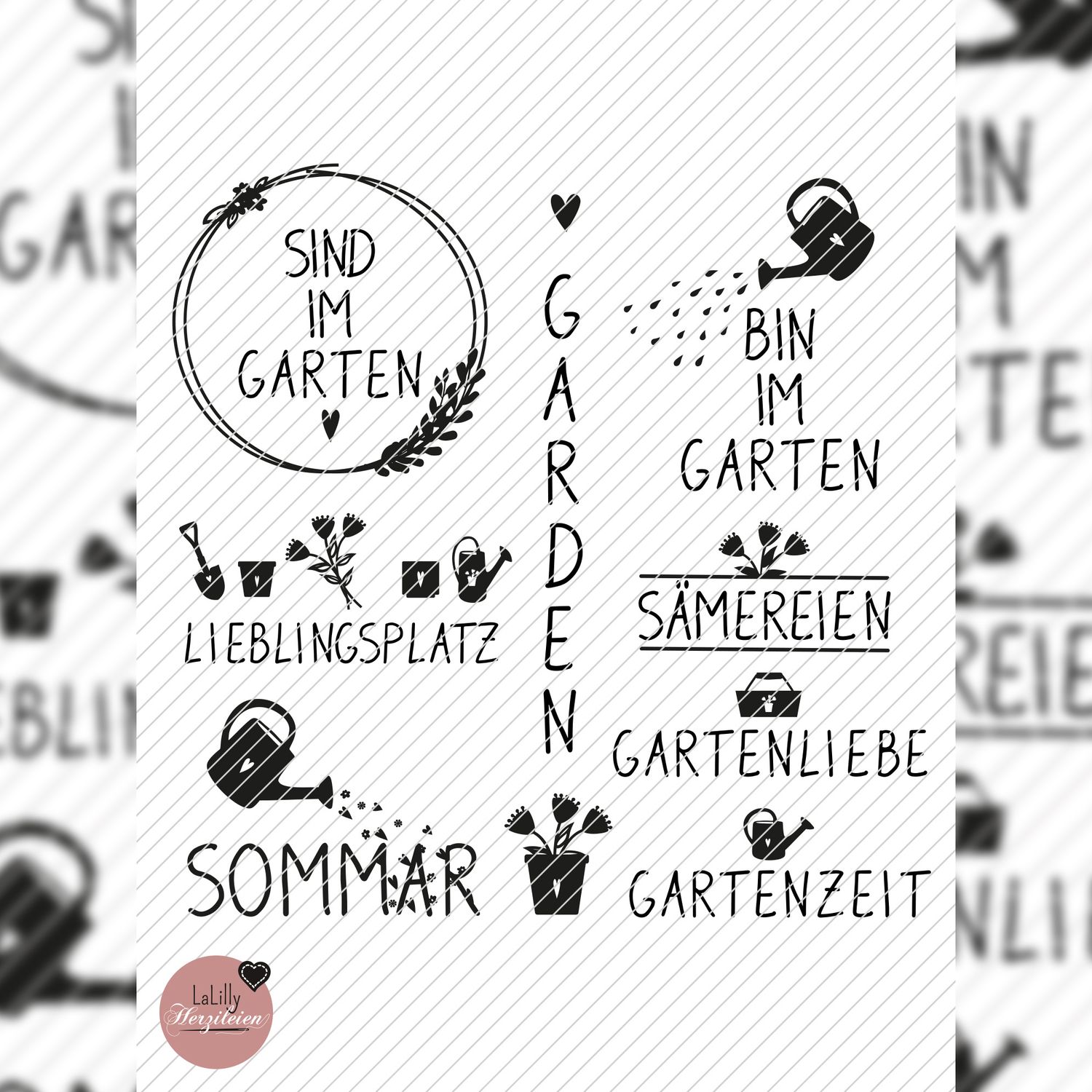Plotterdatei - Skandi Elements Garten-2 Plotterdatei - Skandi Elements Garten-2