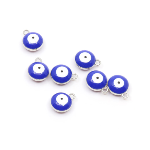 Charm - pendentif - oeil de fatma - argenté - 1 pièce Charm - pendentif - oeil de fatma - argenté - 1 pièce