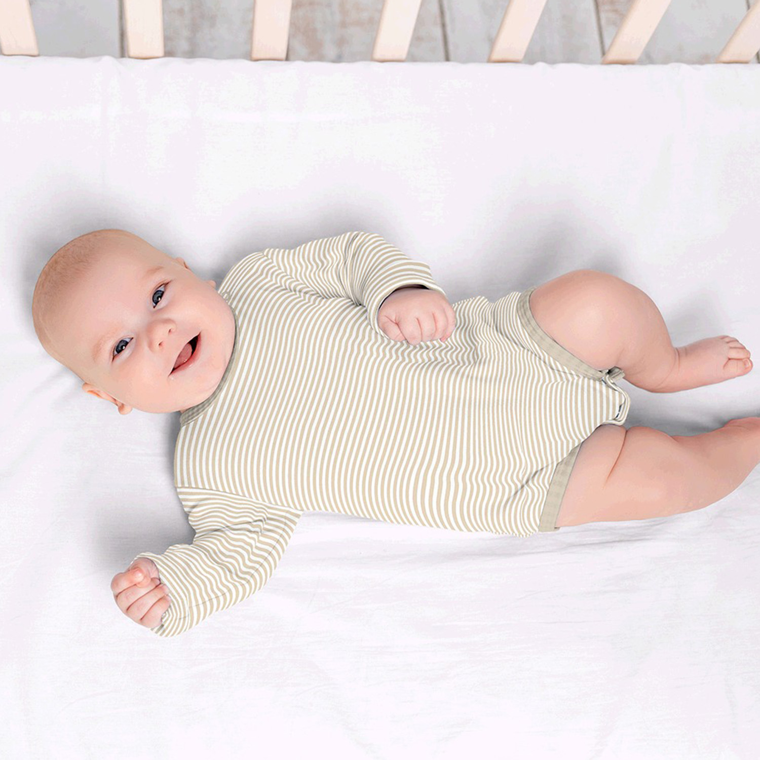 Jersey Bjorn - Rayures Ecru Beige Teinté dans la masse-1 Jersey Bjorn - Rayures Ecru Beige Teinté dans la masse-1