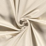 Jersey - Randig Ecru Beige Garnfärgad