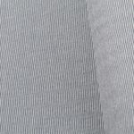 Bündchen Klaas  - Babystreifen Ecru Blau Garngefärbt