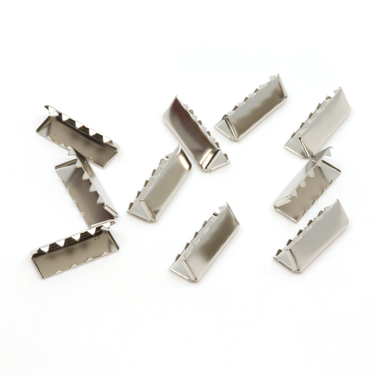 Embouts pour sangles argentés 25mm - 10 pièces-0 Embouts pour sangles argentés 25mm - 10 pièces-0