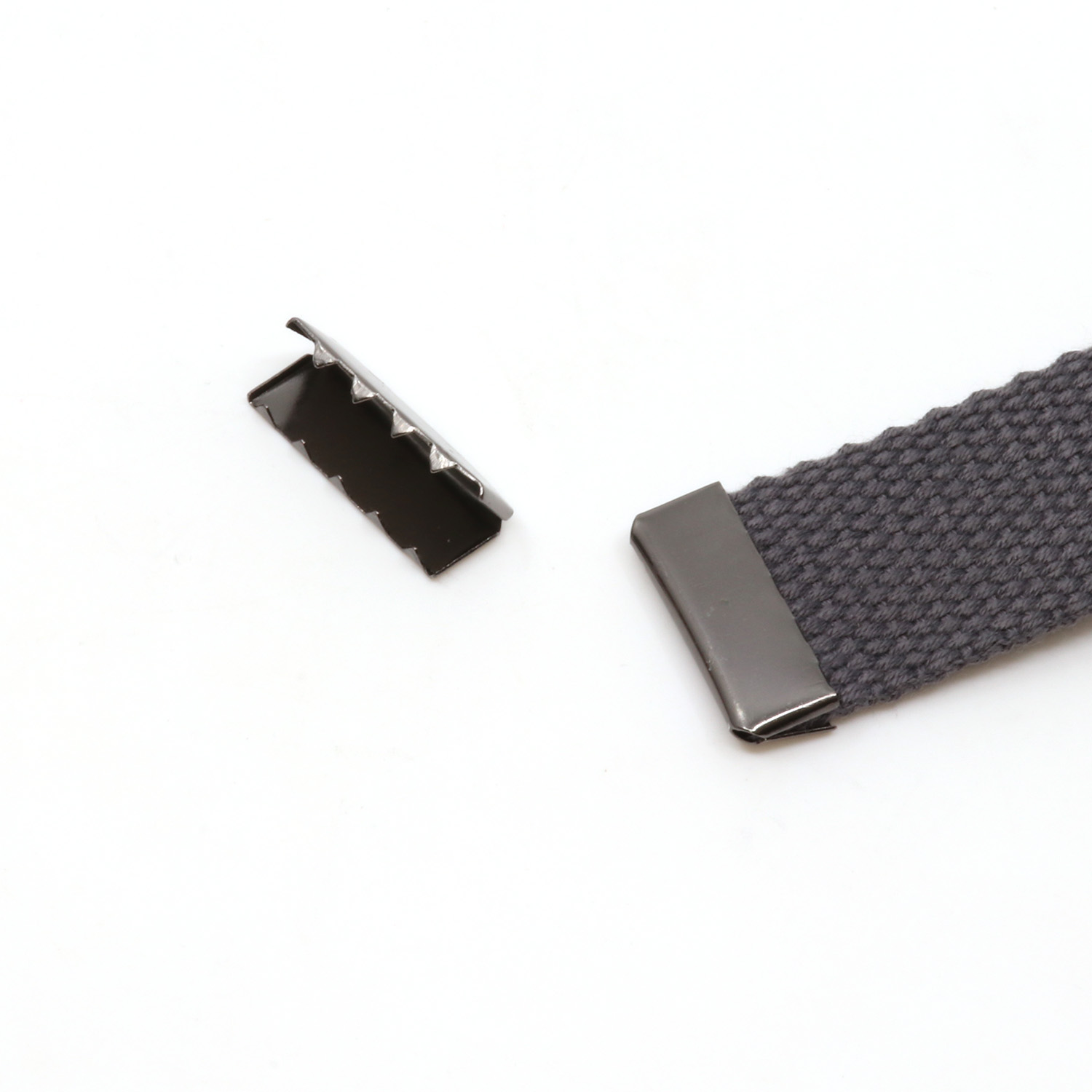 Embouts pour sangles métal foncé 25mm - 10 pièces-1 Embouts pour sangles métal foncé 25mm - 10 pièces-1