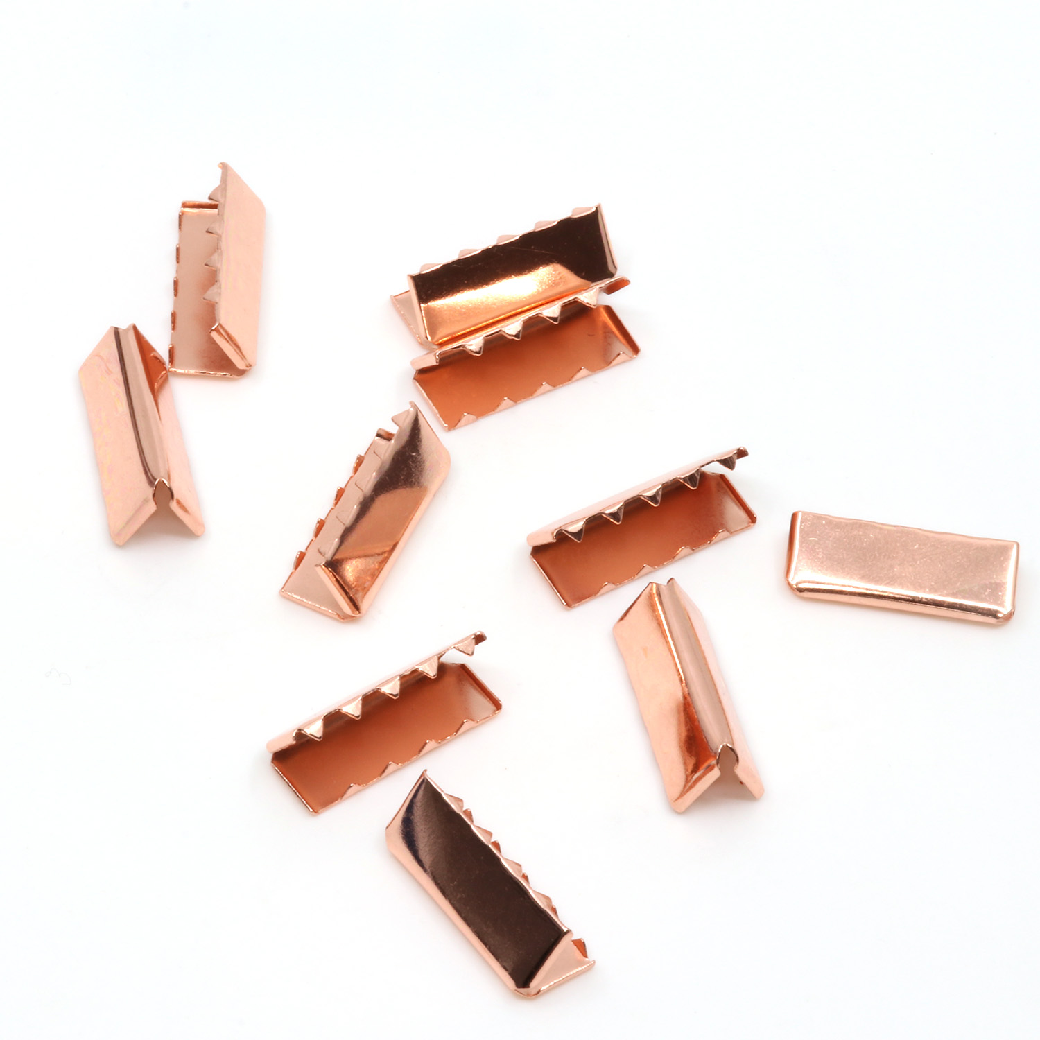Embouts pour sangles cuivrés 25mm - 10 pièces-0 Embouts pour sangles cuivrés 25mm - 10 pièces-0